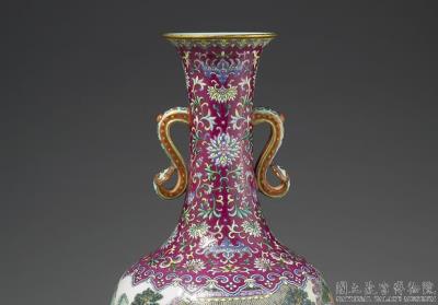 图片[2]-Vase with design of children at play motif in fen-ts’ai enamels, Ch’ien-lung reign (1736-1795), Ch’ing dynasty-China Archive